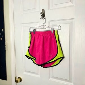 ✧･ﾟnike neon pink active shorts